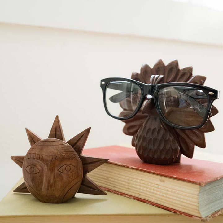 Matr Boomie Fair Trade - Wholesale Eyewear cases & holders – Unisex - Sun Eyeglass Holder Stand - Handcrafted Sheesham Wood3