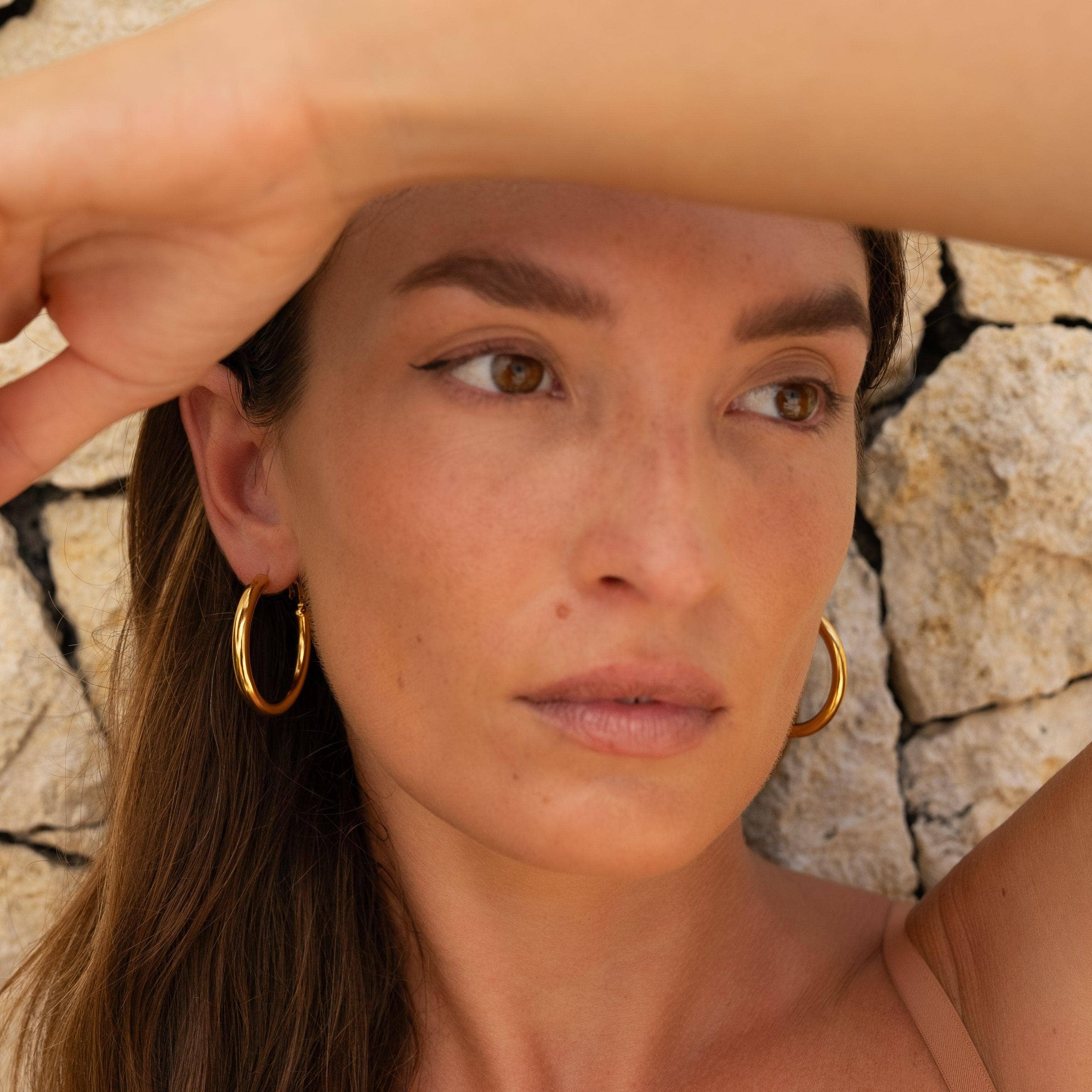 Made By Nami - Wholesale Hoop Earrings - Creoles | Gold2