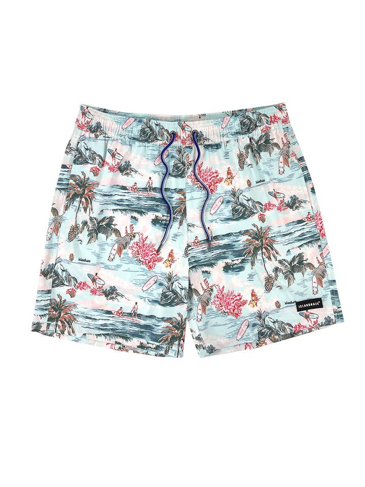 6" Herre Printet Volley Badebukser / Shorts – VANUATU for engroshandel hos Islandhaze