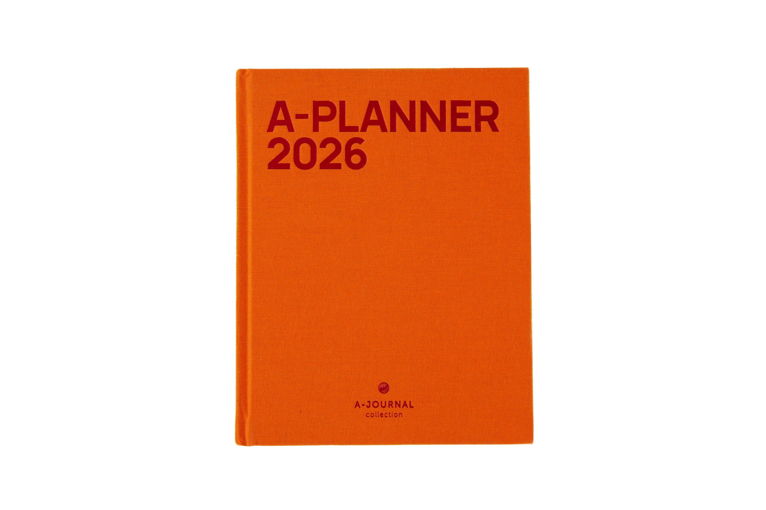 A-Journal Stationery – Engroshandel Dagbog – A-Planner 2026 - Orange Linnedug1