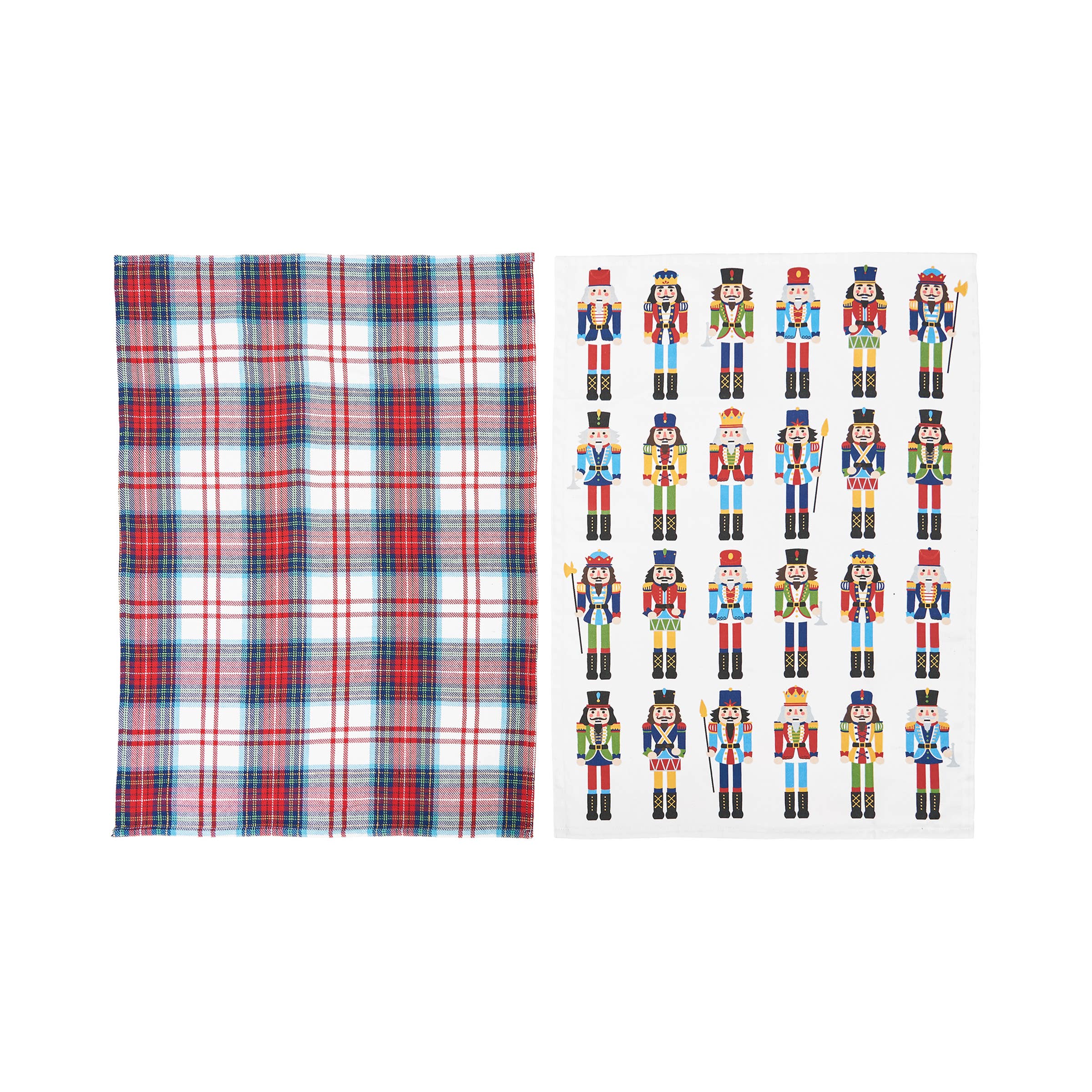 C&F Home - Wholesale Tea Towel - Christmas Nutcracker Plaid Kitchen Towel Set 22