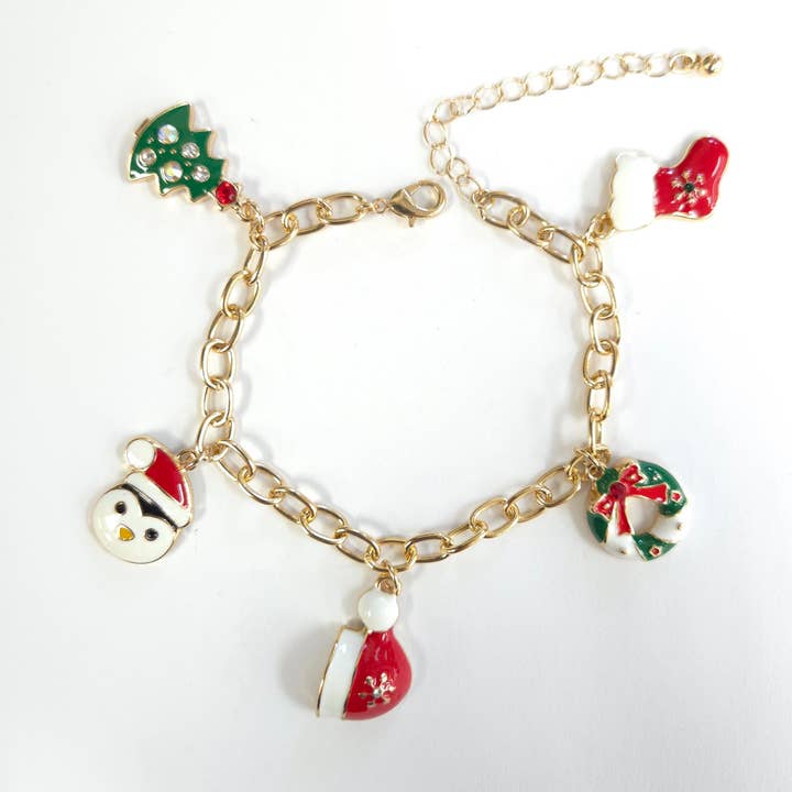 B0274 FB516 Braccialetto di Natale per la vendita all'ingrosso da parte di Greater Goods Imports & Wholesale