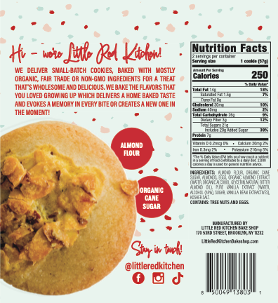 Little Red Kitchen Bake Shop - Wholesale Cookie - Gluten Free Amaretti Cookies2