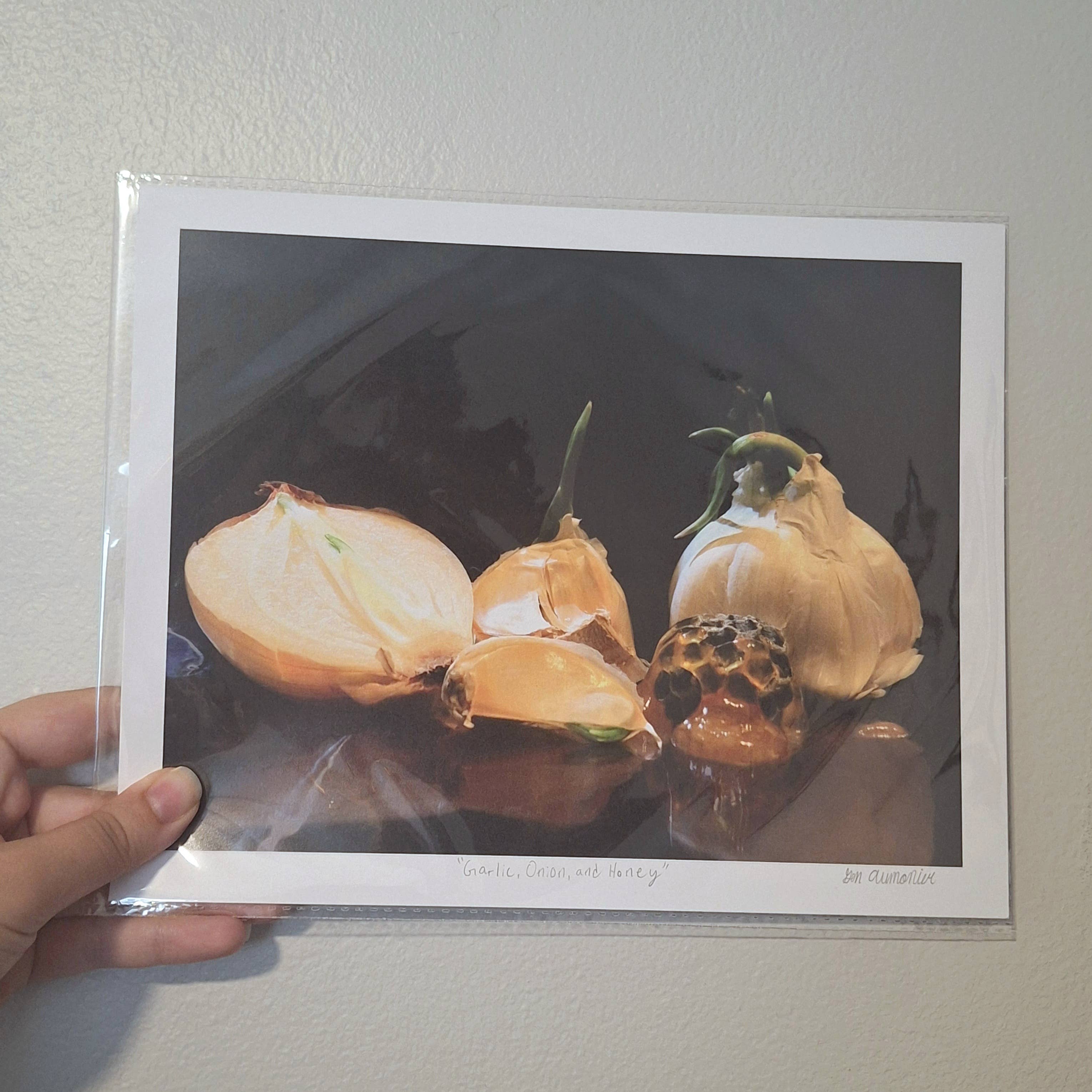 Gen Aumonier Art - Wholesale Photograph - Garlic, Onion, & Honey 8"x10" Signed Photography Art Print2