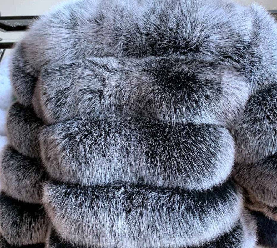 Marayn – wholesale Jacket – Women's – Luxury Faux Fox Fur Short Jacket for Women35