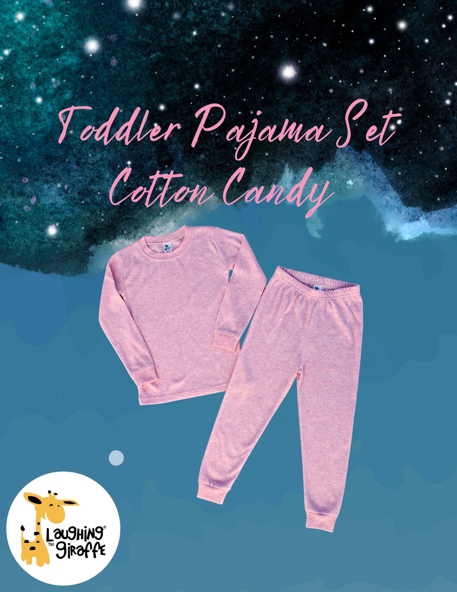 Laughing Giraffe - Venta al por mayor Conjunto de pijama - Niños - Conjunto de pijama para niños pequeños - Camiseta de manga larga y pantalón largo - Unisex para niños3