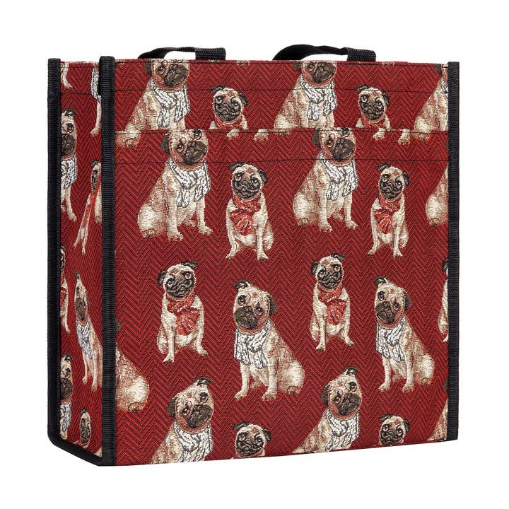 SHOP-PUG | SAC SHOPPER PUG pour la vente par SignareArt