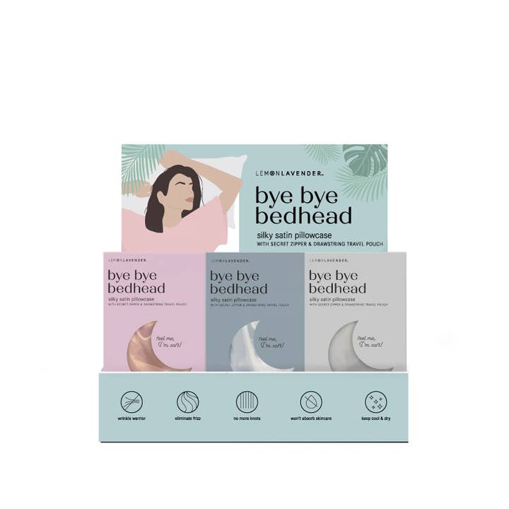 DM Merchandising - Wholesale Bedding Pillowcase/Sham - Lemon Lavender Solid Silky Satin Pillowcase Assortment2