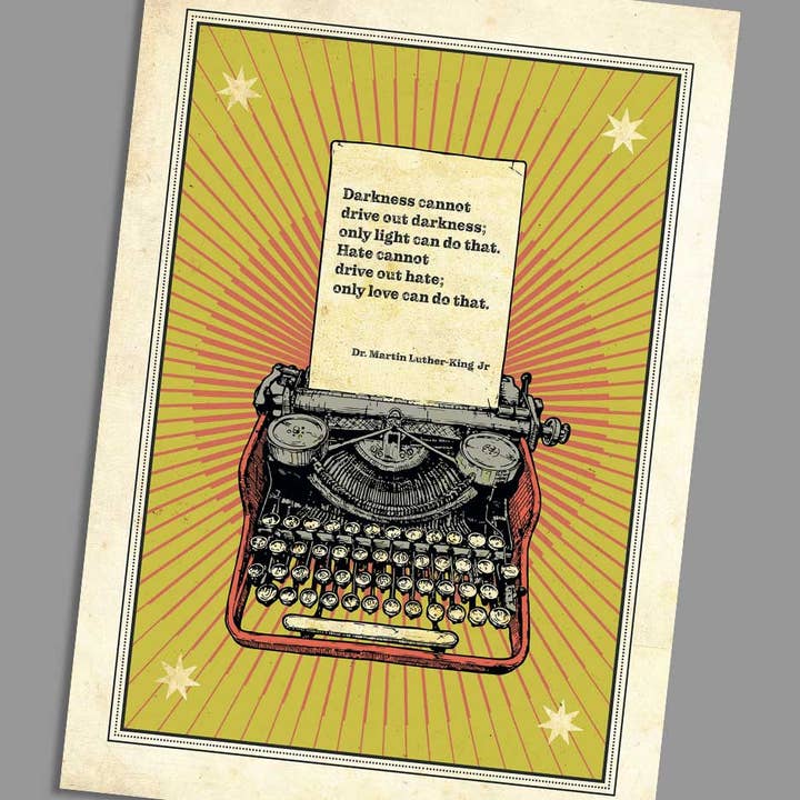 The Northern Line - Wholesale Everyday Greeting Card - Martin Luther-King Jr Quote - Blank Greeting Card