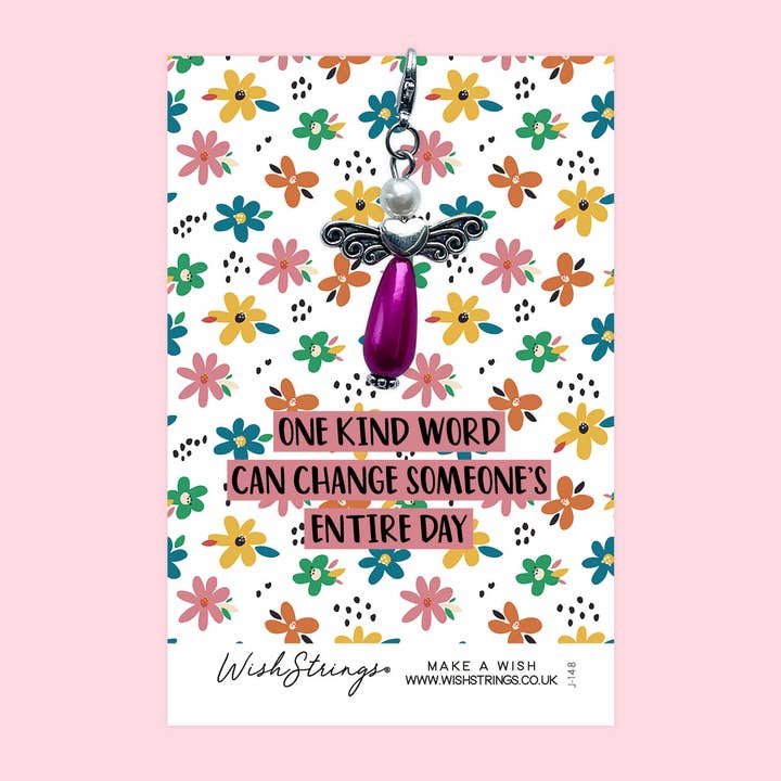 UN MOT GENTIL - Anges de Vœux, Pince à Souvenir | J148 pour la vente par WishStrings