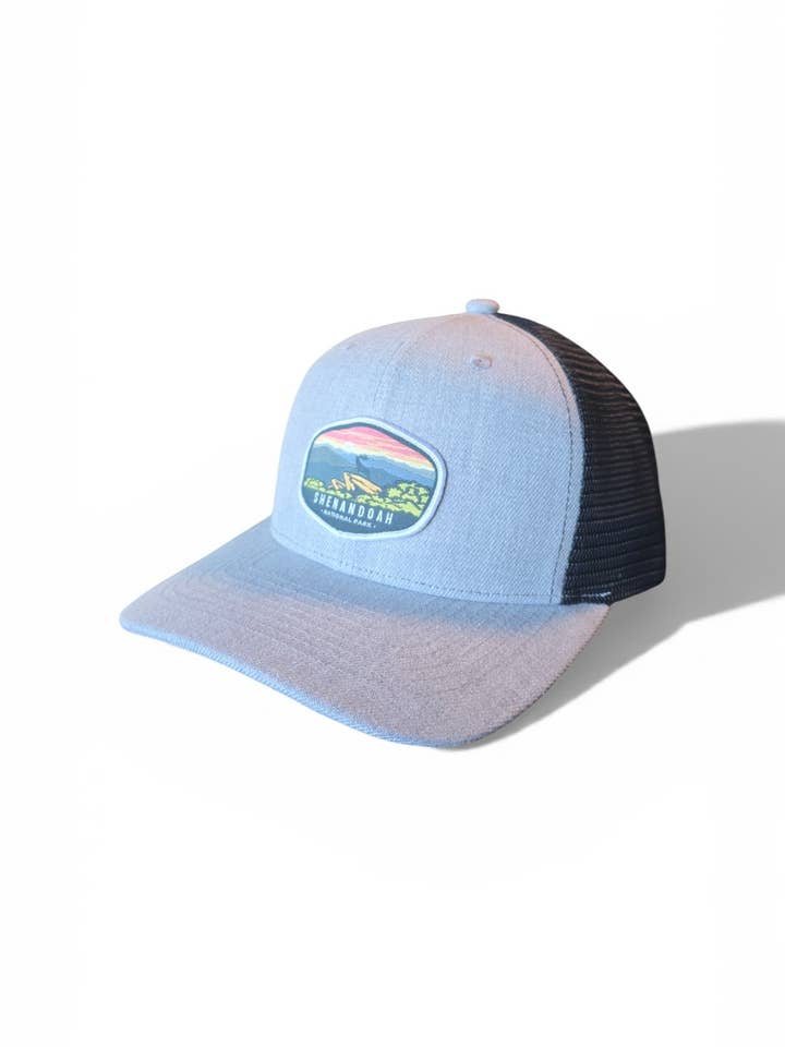 Shenandoah National Park Embroidered Vintage Snapback Hat for wholesale by Moove Headwear