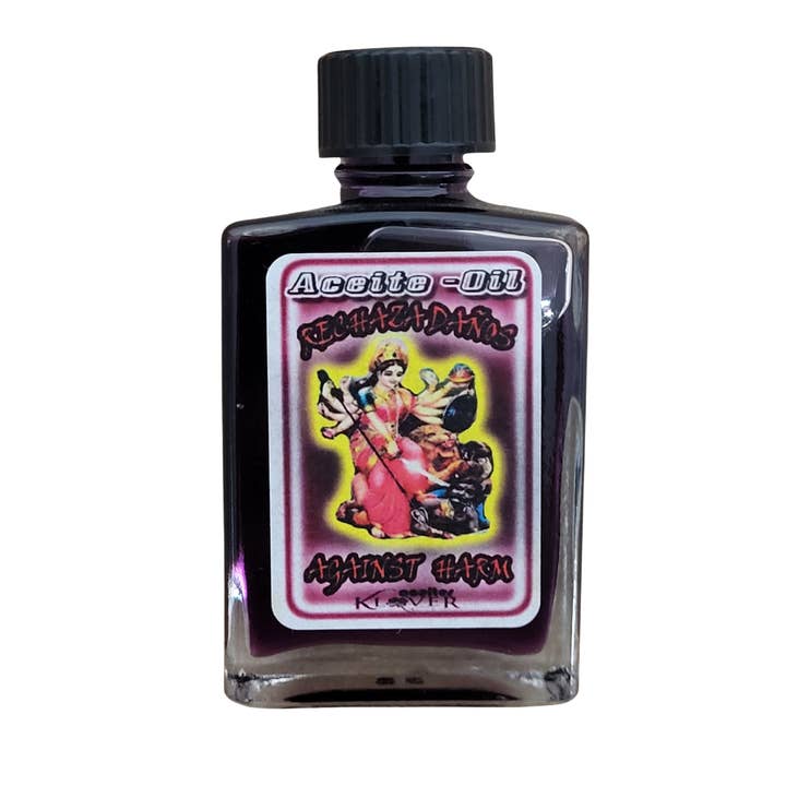 Against Harm Spell Oil - 1 fl oz. Bottle for wholesale by Botanica Luz Del Dia Inc