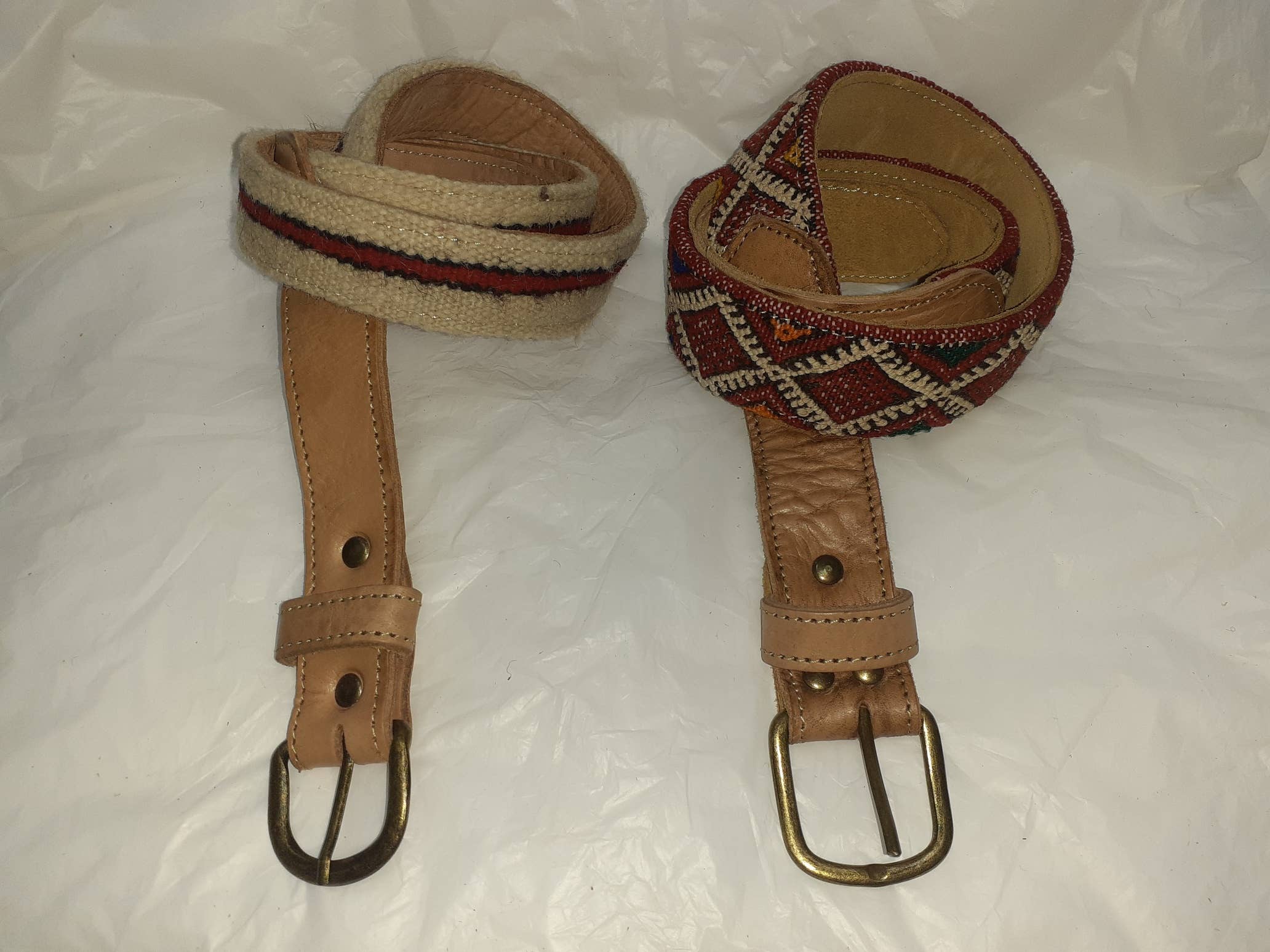 Hecho a mano – Engroshandel Bælte - Unisex – Læderbælte med Kilim9