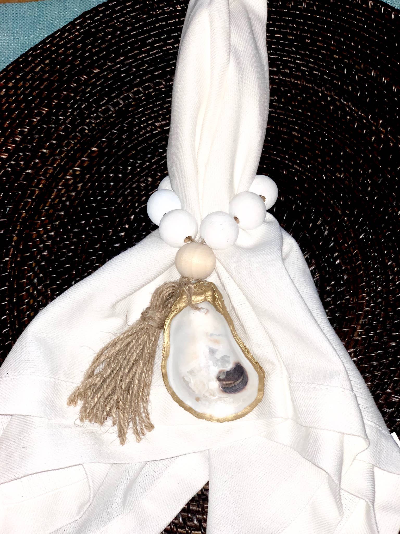 The Gilded Shell - Wholesale Napkin Ring - The Splash - Boho - Set of 23