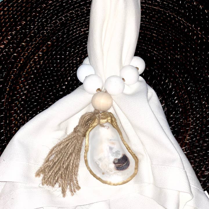 The Gilded Shell - Wholesale Napkin Ring - The Splash - Boho - Set of 23