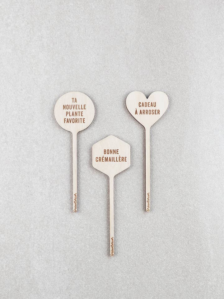 Rack and Pillar Marker - Wood for wholesale by Greenterior