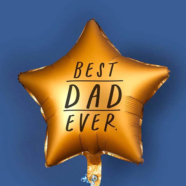 Best Dad Ever' 18" Foil Balloon for wholesale by Hootyballoo by Club Green