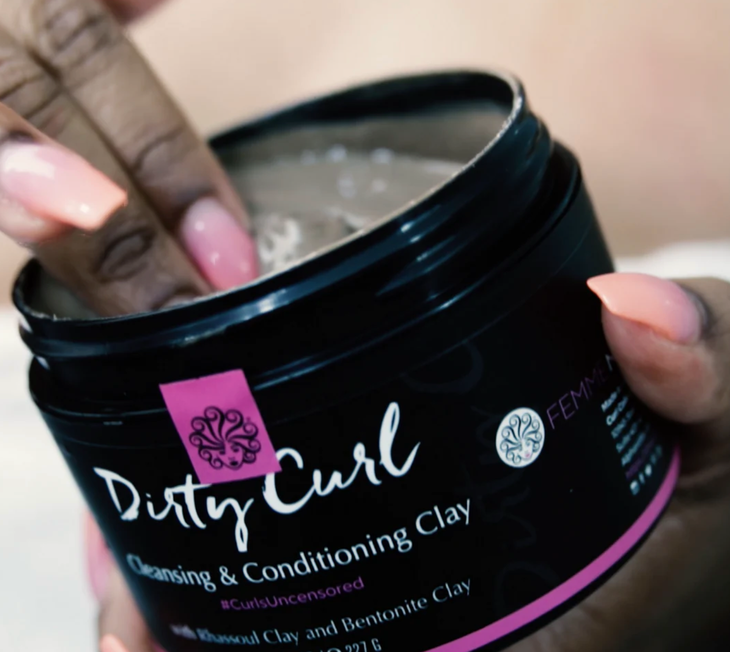 FEMME NOIRE - Wholesale Hair Conditioner - Dirty Curl Cleansing and Conditioning Clay4