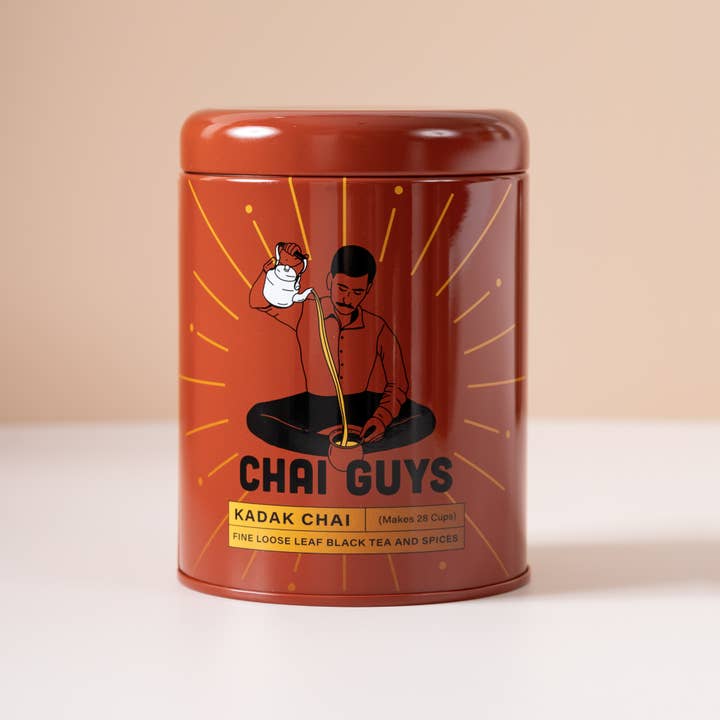 Kadak Chai (Tea) Tin for wholesale by Chai Guys