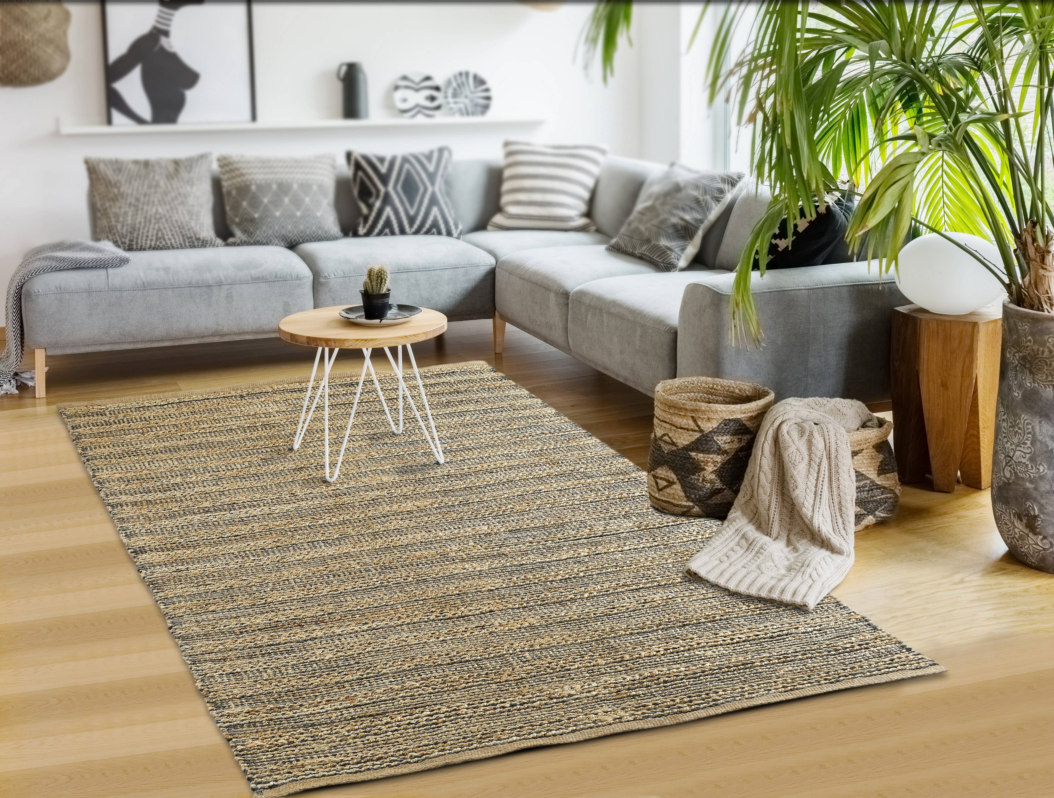 LR Home - Wholesale Area Rug - Saharan Handwoven Jute and Chenille Indoor Area Rug29