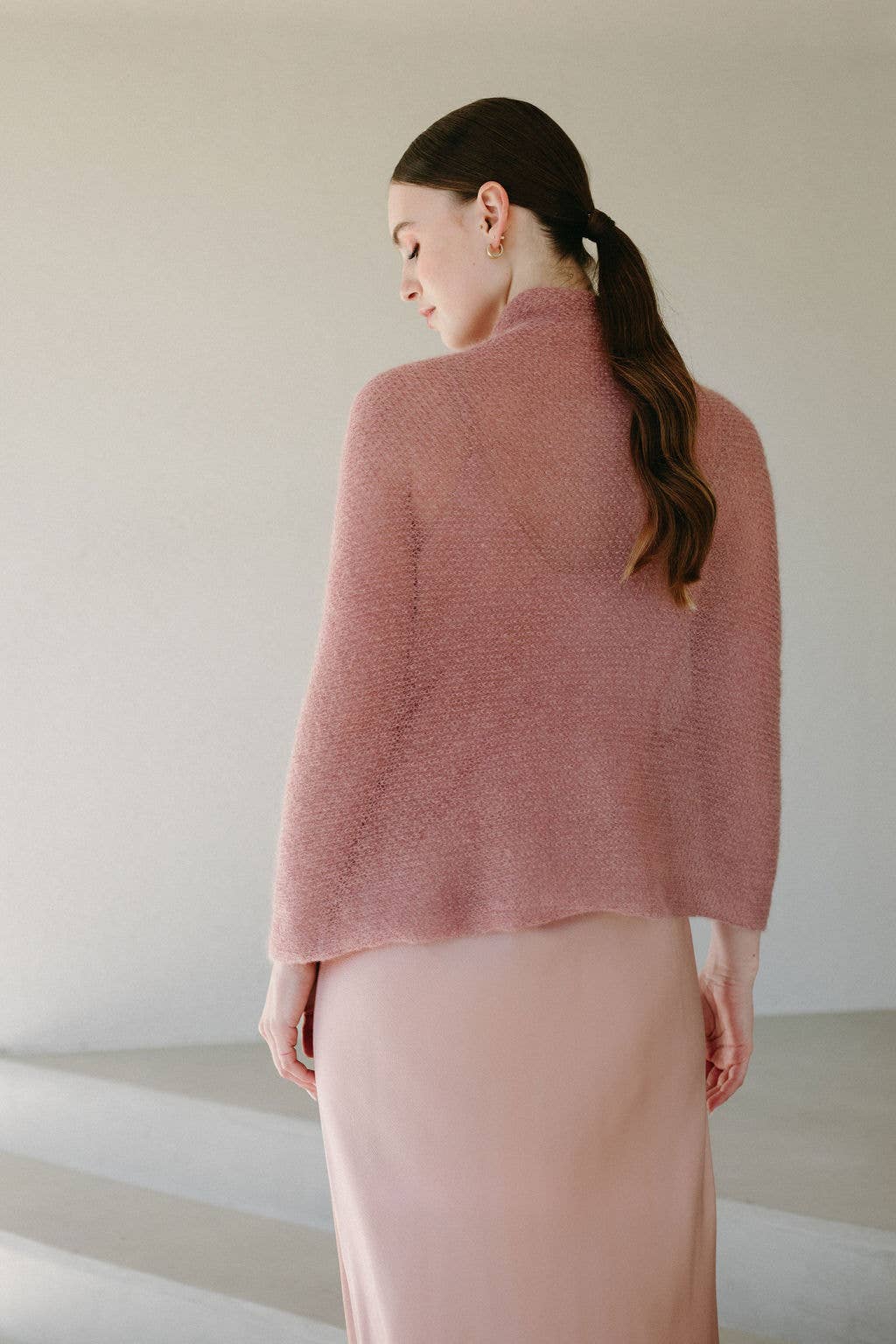 WOOL HOUSE - Wholesale Wrap - Women's - Luxurious Bridal Wrap Shawl / MAGNOLIA10