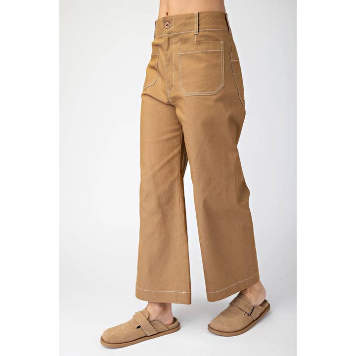 STYLE USA - Vente Pantalon – femme - Nouveau pantalon court à jambes larges11