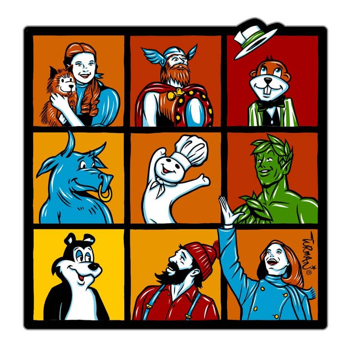 MN Bunch Sticker for wholesale by Adam Turman Artwork Co