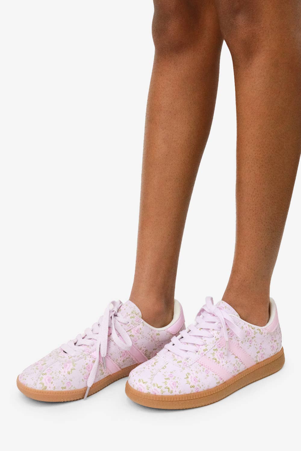 Lemonade Shoes – Engroshandel Lifestyle sneaker - Dame – EXPRESSO BEAN - [ÅBEN STØRRELSE] Blomstrede Sneakers - Hurtig Forsendelse ✈️11