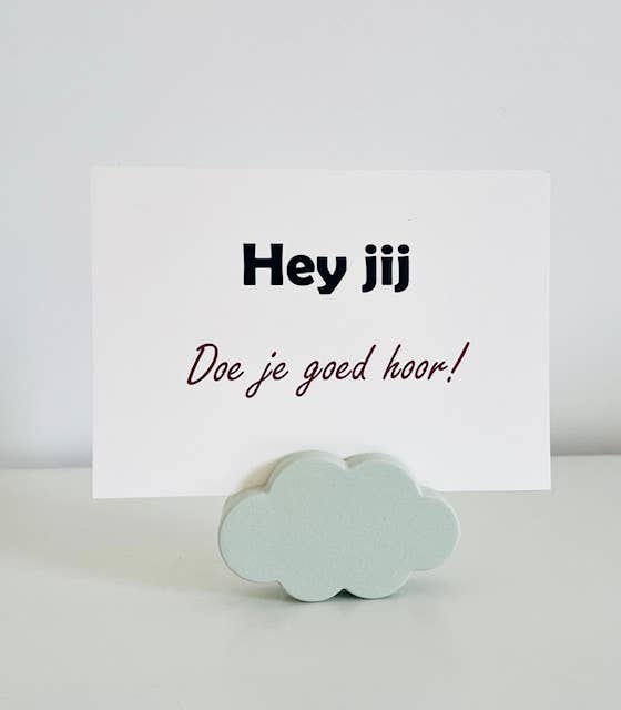 Sweet-Deco Creative - Wholesale Picture Frame - Hand molded photo/card holder cloud - jesmonite4