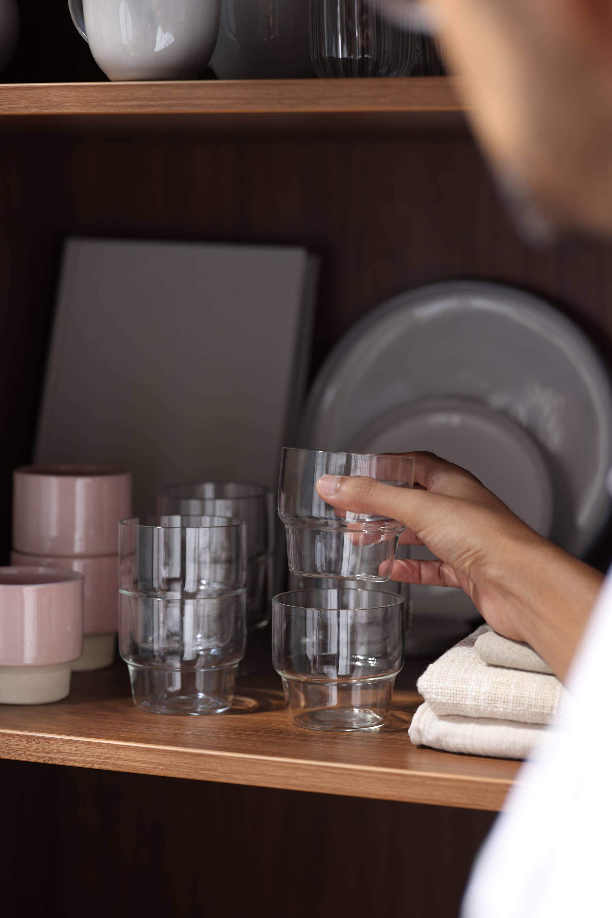 Fleck – wholesale Dricksglas och koppar – Stapelbar glastumbler0