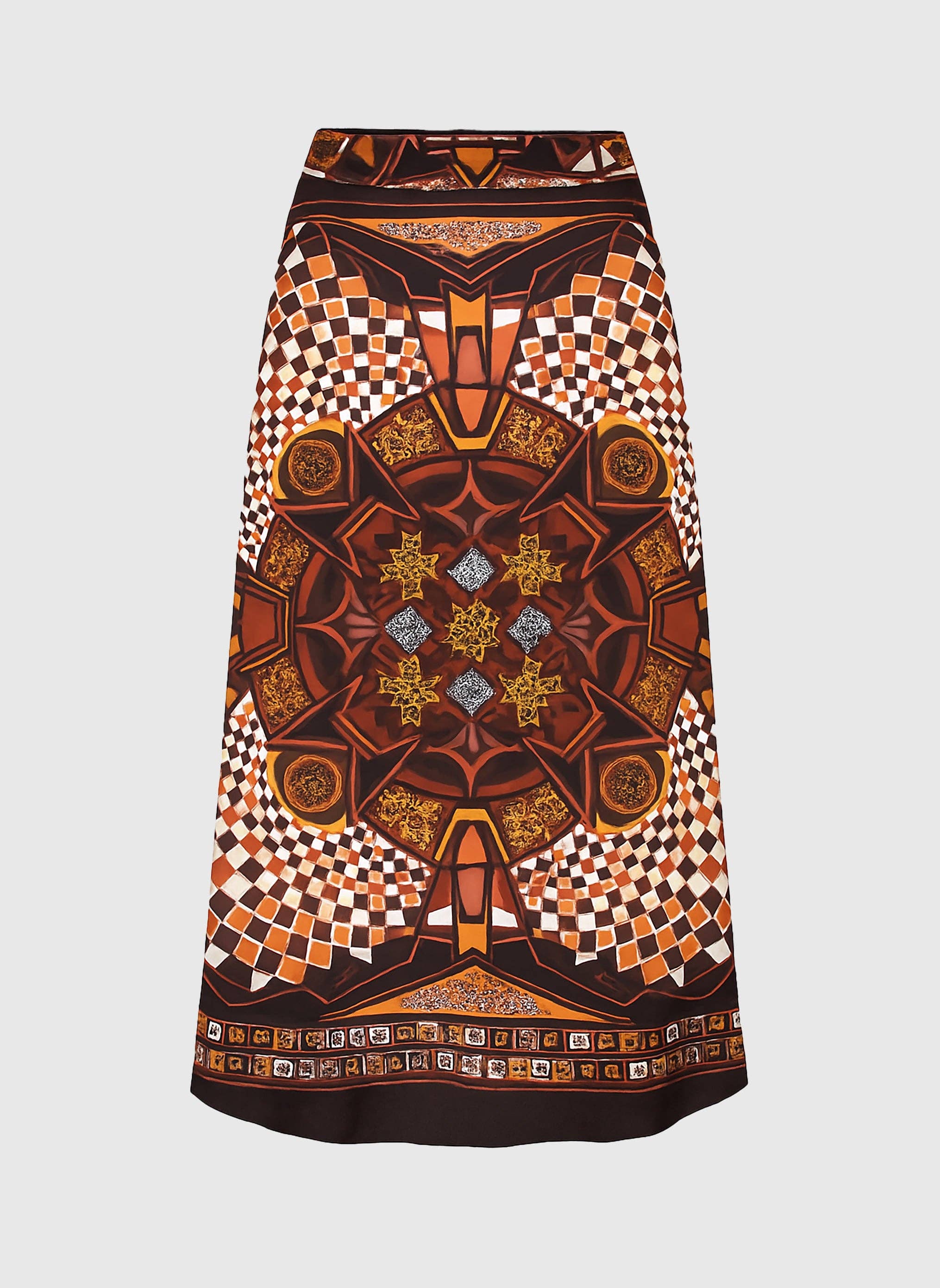 An'ge - Wholesale Skirt - Women's - ROBY LONG SKIRT kalei caramel5