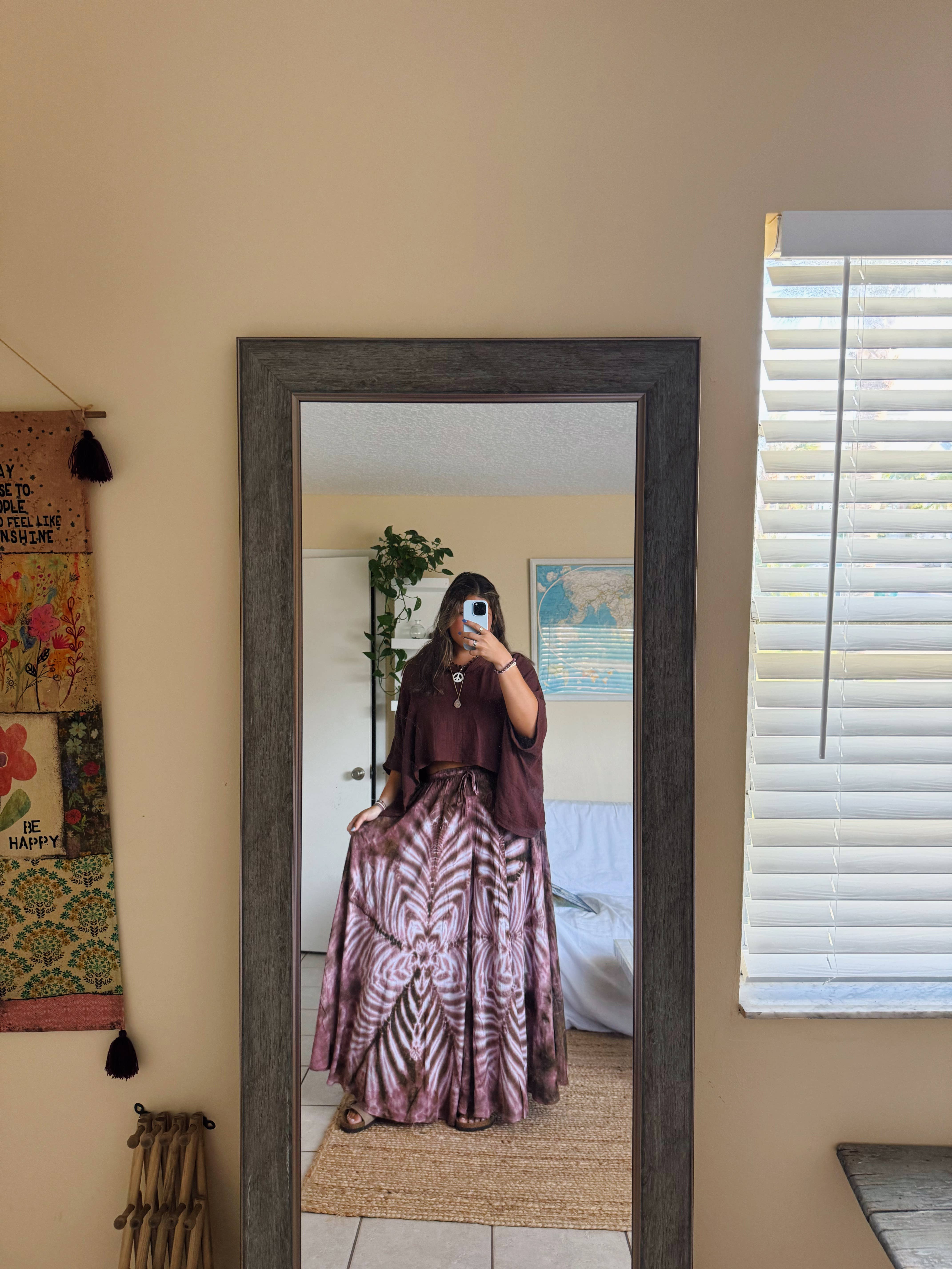 Gardenbelle Shop - Wholesale T-shirt (Zonder tekening) - Dames - Bohemien bamboo organisch katoenen t-shirt, losvallend en comfortabel19