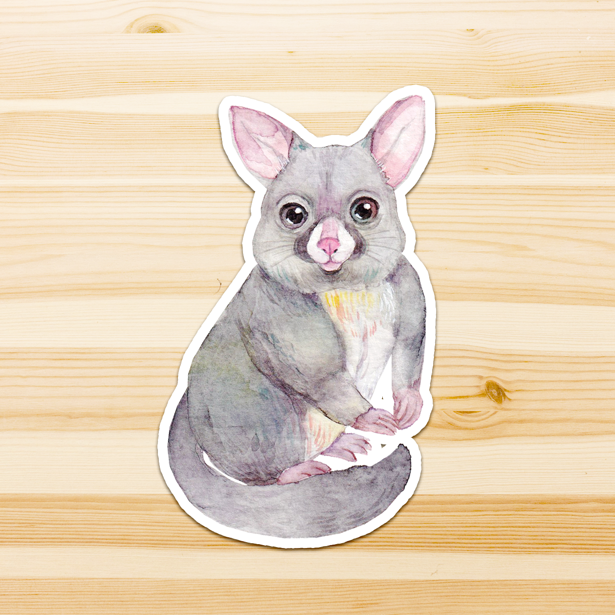 Watercolour By Cat - Wholesale Sticker - Large Australian Animal Vinyl Sticker27