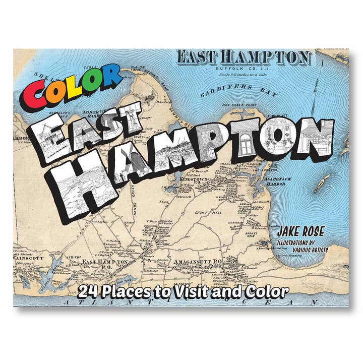 Couleur East Hampton livre de coloriage pour la vente par Color Our Town