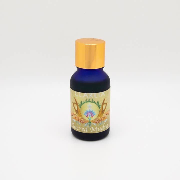 Sacred Mudra Perfume Oil ~ Organic | Resins - Myrrh - Frankincense - Sandalwood - Woodsy - Grounding - Uplifting - Annoint for wholesale by CLAREIA