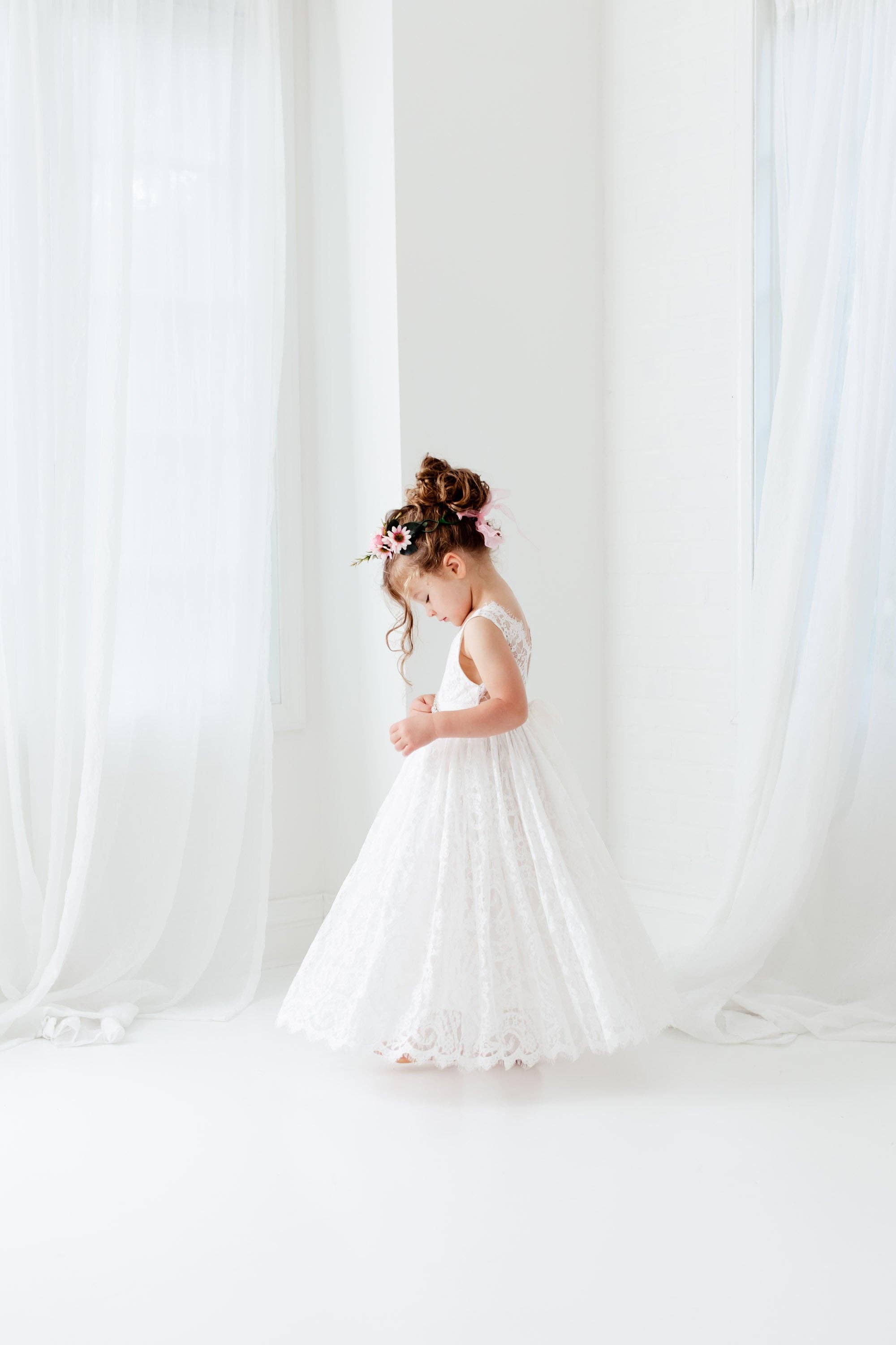 Nicolette's Couture - Wholesale Dress - Kids - The Ophelia Dress - White7