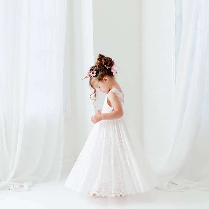 Nicolette's Couture - Wholesale Dress - Kids - The Ophelia Dress - White11