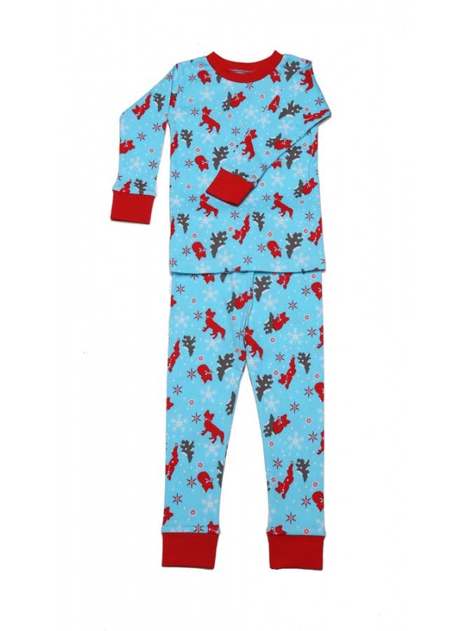 Winter Fox Organic Pajamas for wholesale by New Jammies