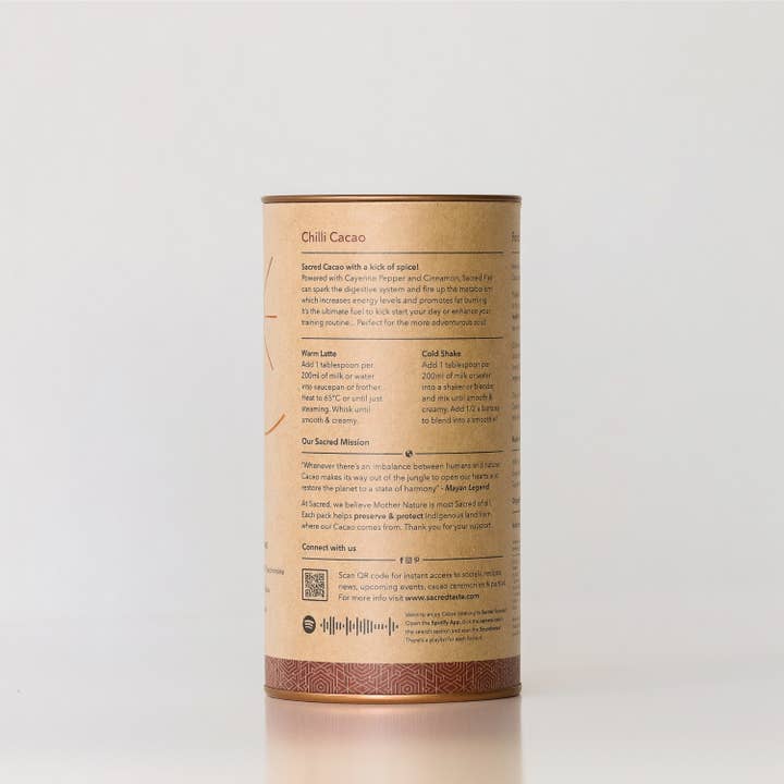 Sacred Taste - Wholesale Beverage Mix - Fire - Chilli Cacao
