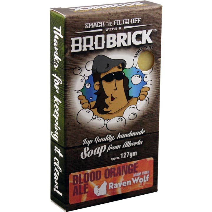 Blood Orange Ale: Handmade Soap for wholesale by Bro Brick