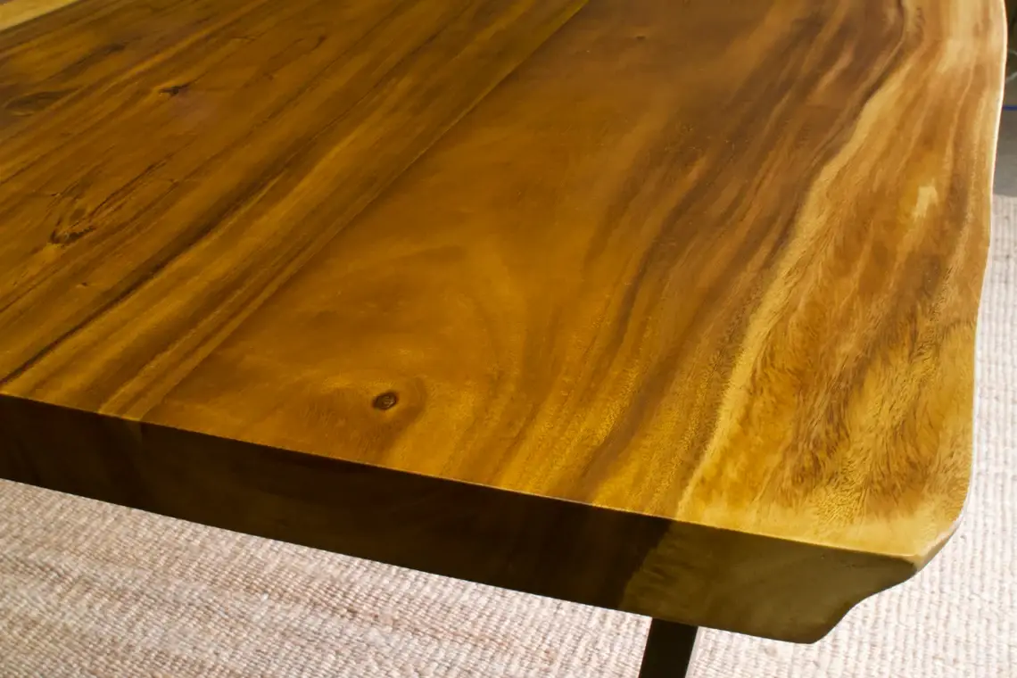 Heft Home - Wholesale Patio Table - Live Edge Solid Wood Dining Table – Rustic Modern Farmhouse 4