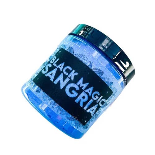 Black Magic Sangria Sugar Scrub | Whipped Sugar Scrub for wholesale by Crafted Mayhem