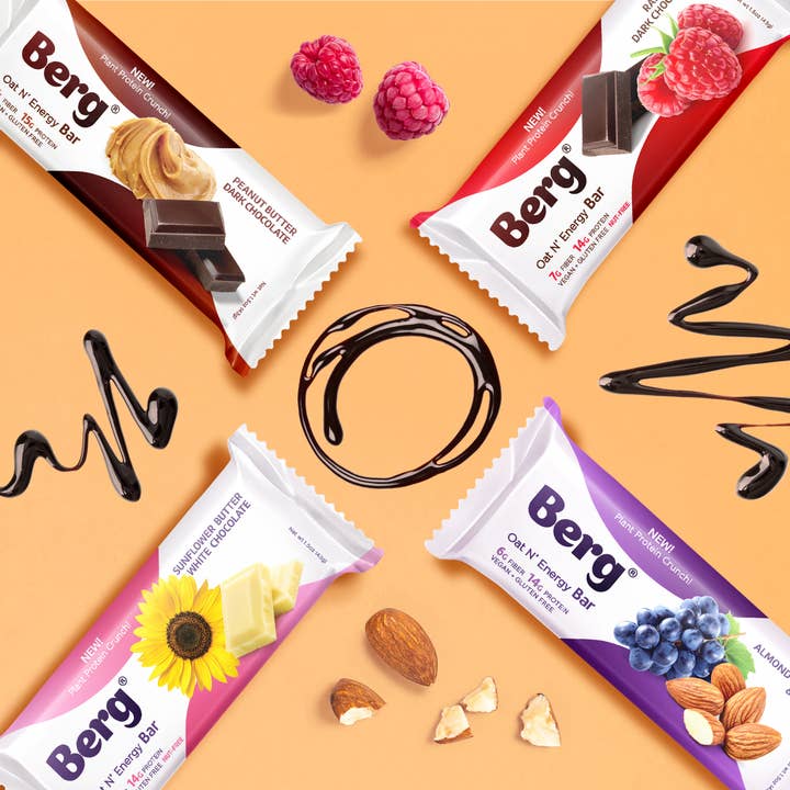 Berg Bites - Wholesale Snack Bar - 2.5oz Sunflower Butter White Chocolate Energy Bar
