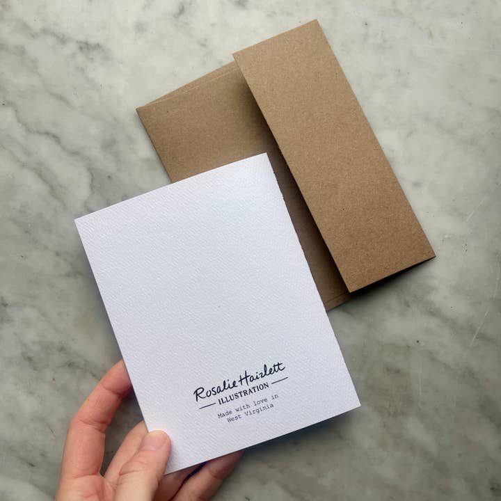 Rosalie Haizlett Illustration - Wholesale Everyday Greeting Card - "I'm Lichen Your Vibe" Greeting Card1