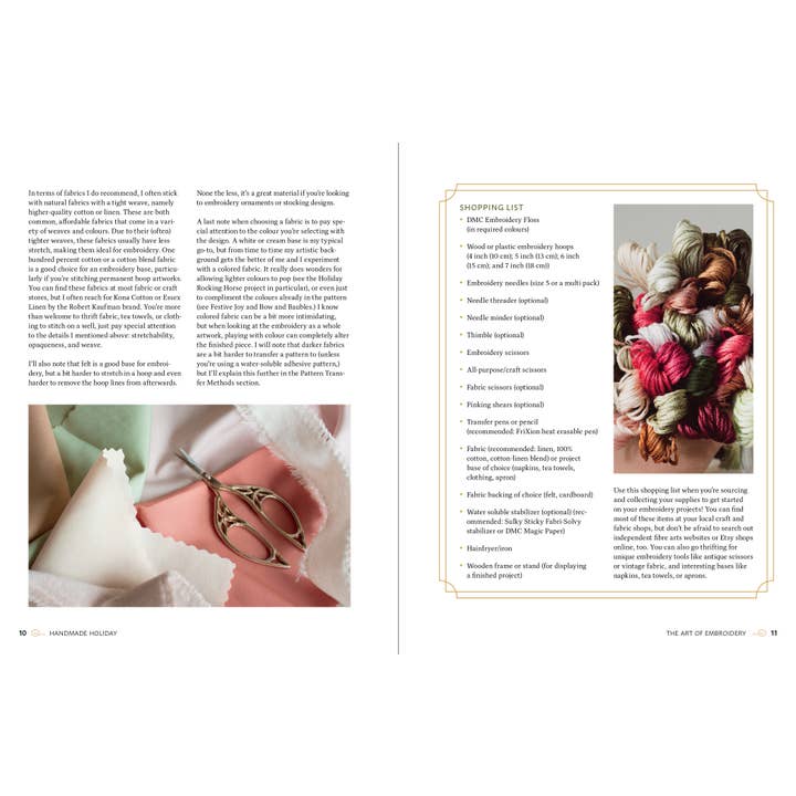 Rocky Nook - Wholesale Crafts, hobbies and DIY - Handmade Holiday - Embroidery Patterns for Christmas Crafts3