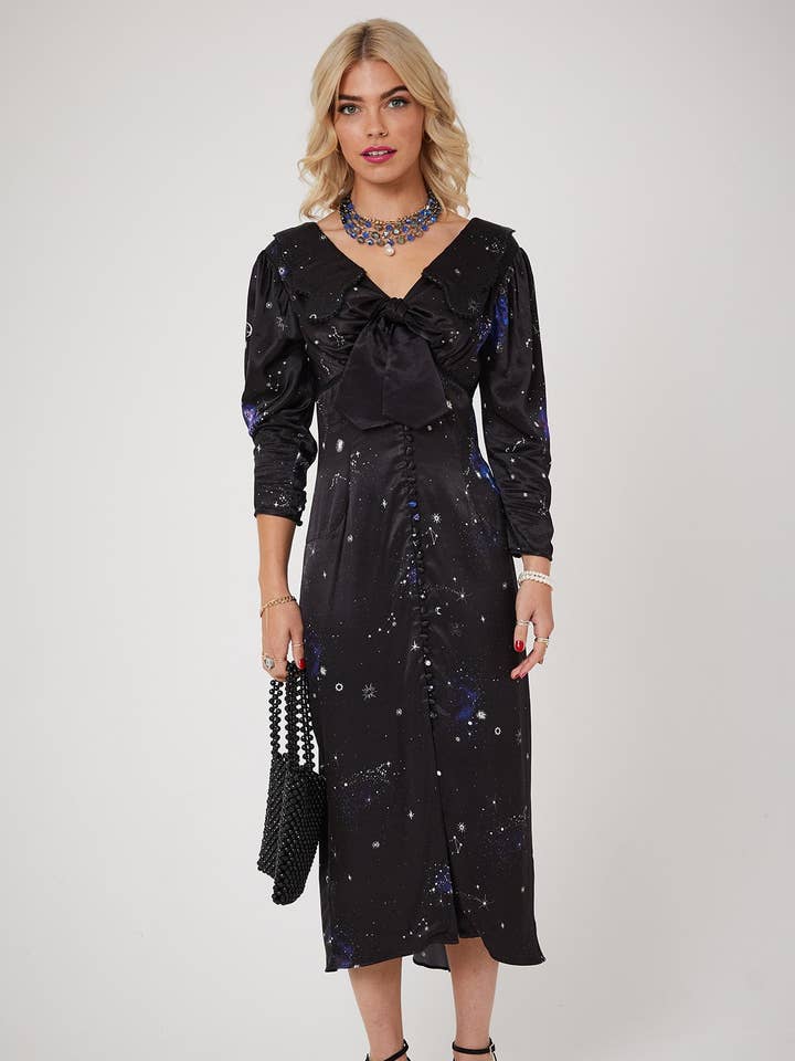 MARILYN DRESS | Starry Starry Night for wholesale by Keko Studio