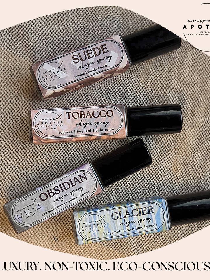 Natural Long Lasting Cologne Spray for engroshandel hos Unwind Apothic