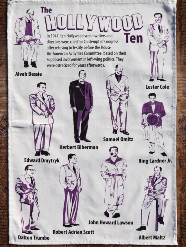 Hollywood Ten Tea Towel for wholesale by Radical Tea Towel North America