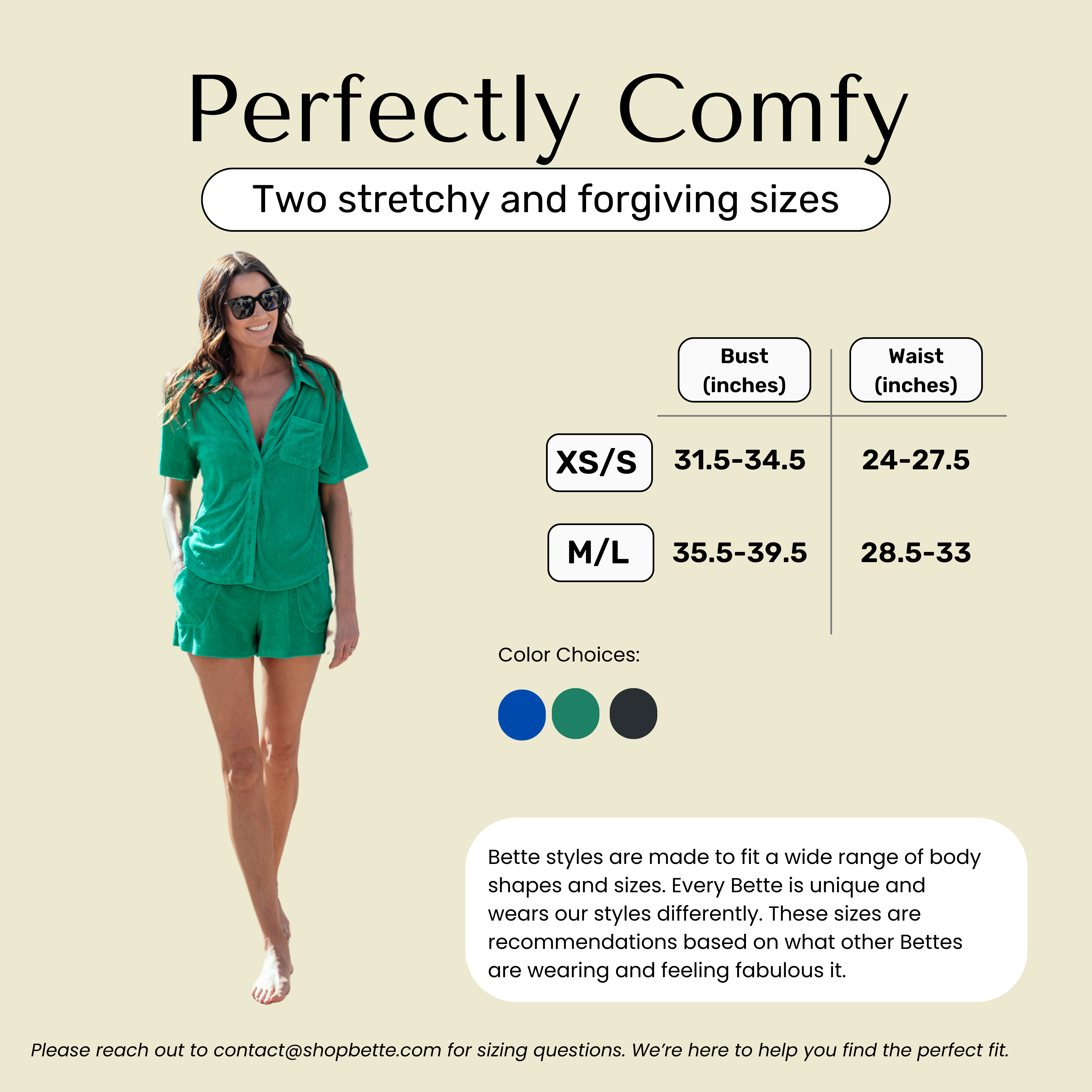 Bette - Wholesale Lounge Set - Women's - Cabana Green Terry Cloth Shorts Set | Relaxed Lounge Style8