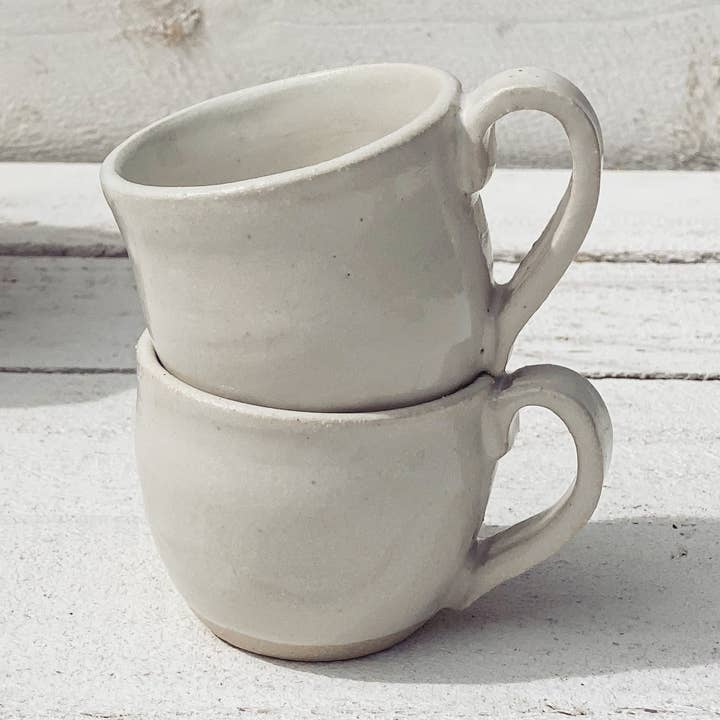 soleil tea cup set - white/natural for wholesale by saide.